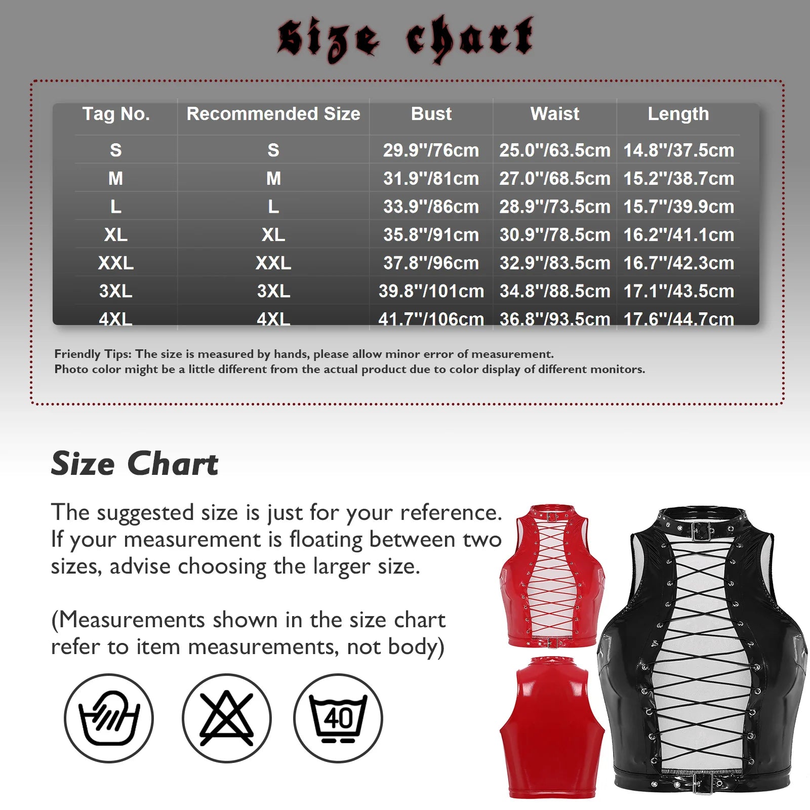 Women's High Neck Shiny Polyester Crop Top with Lace Up Front