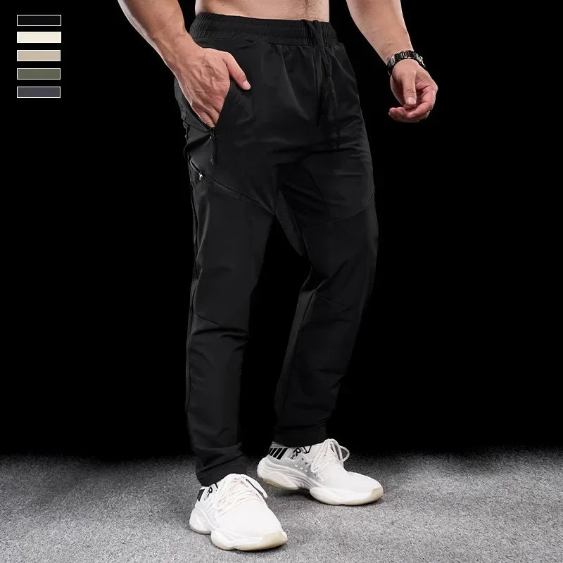Full Length Drawstring Waist Casual Running Jogger Pants