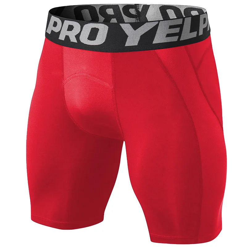 Men's Fitted Training Shorts for Gym and Running