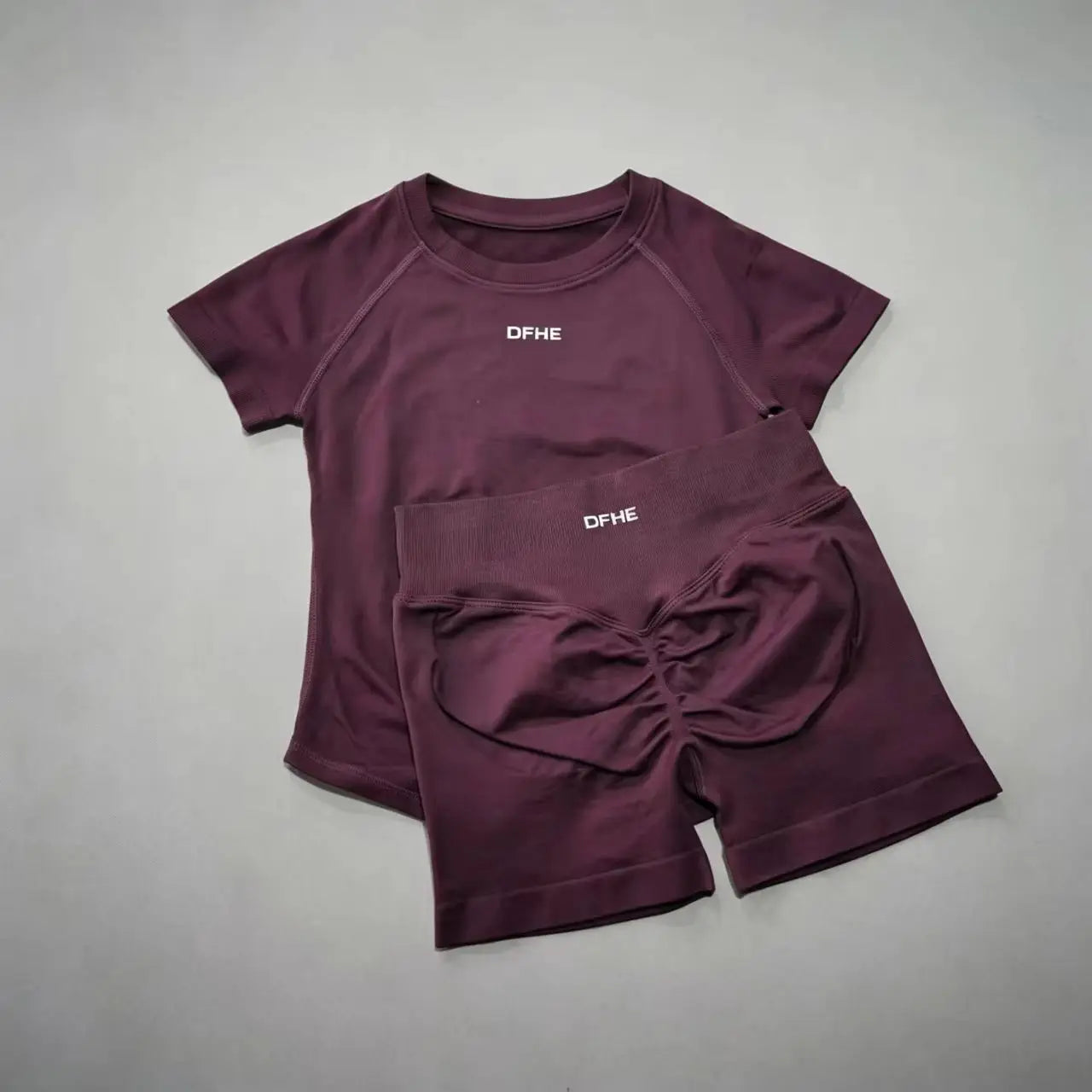 Women's Tee And Shorts Yoga Set For Workout Outfits