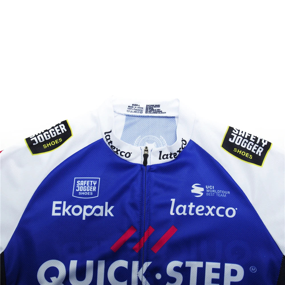 Short Sleeve Zip-Front Cycling Jersey with Pockets for Spring and Summer