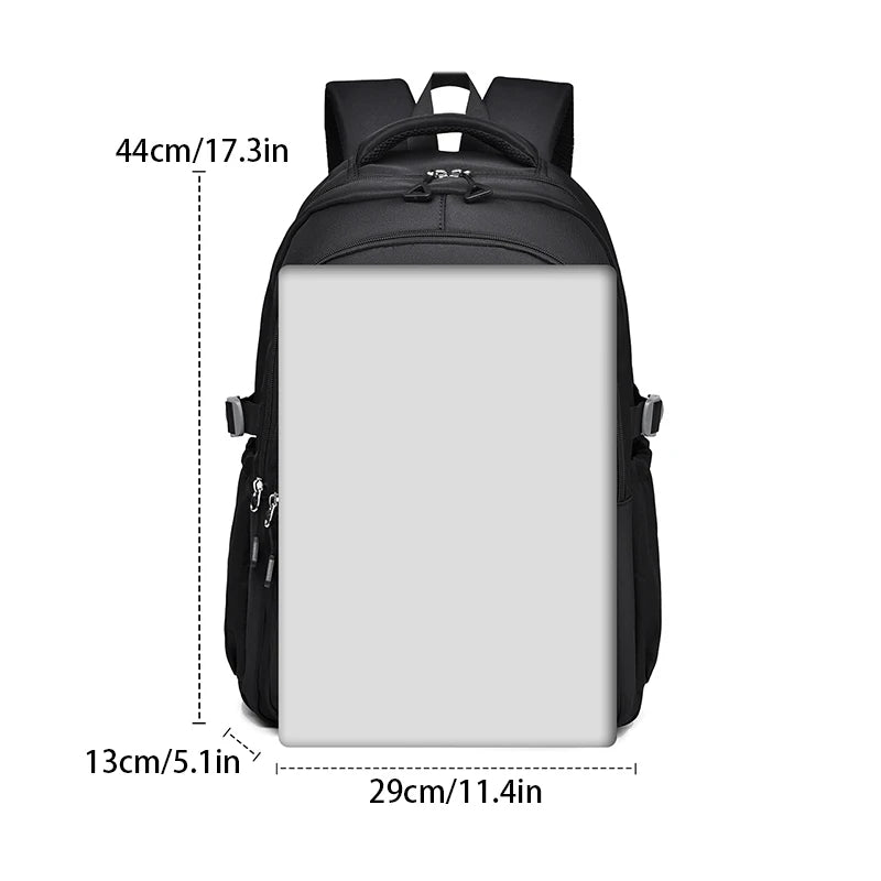 Multi-Layer Commuter Backpack with Front Pockets and Twin Shoulder Straps