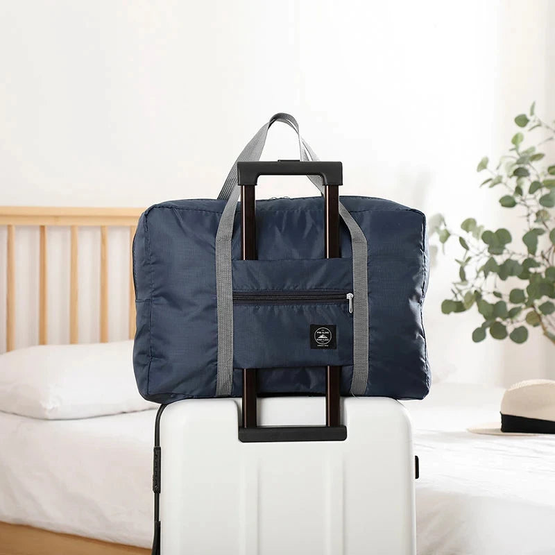 Foldable Travel Duffel Bag with Long Carry Handles