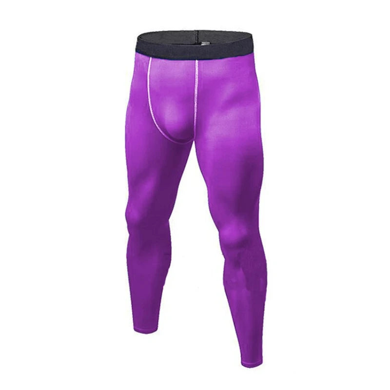 Men's Fitted Training Leggings for Gym and Running