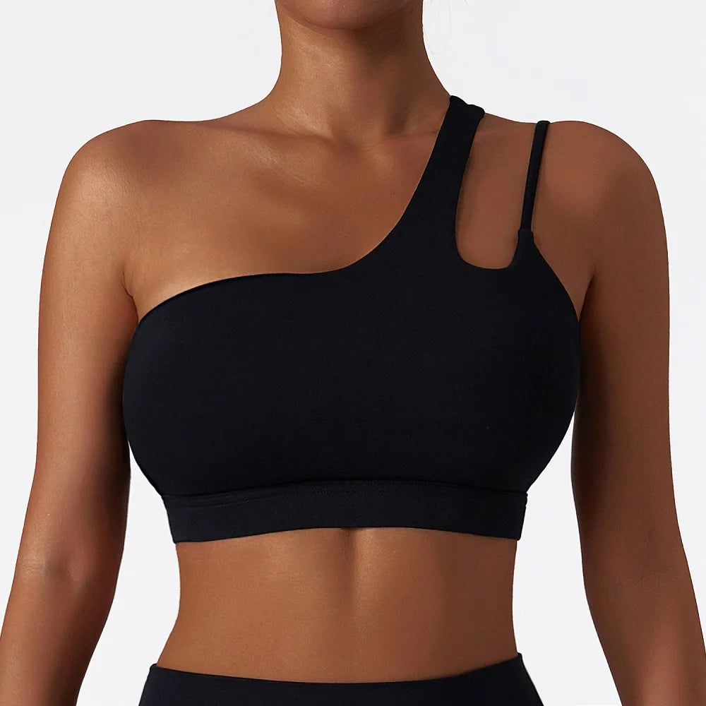Women's One-Shoulder Sports Bra