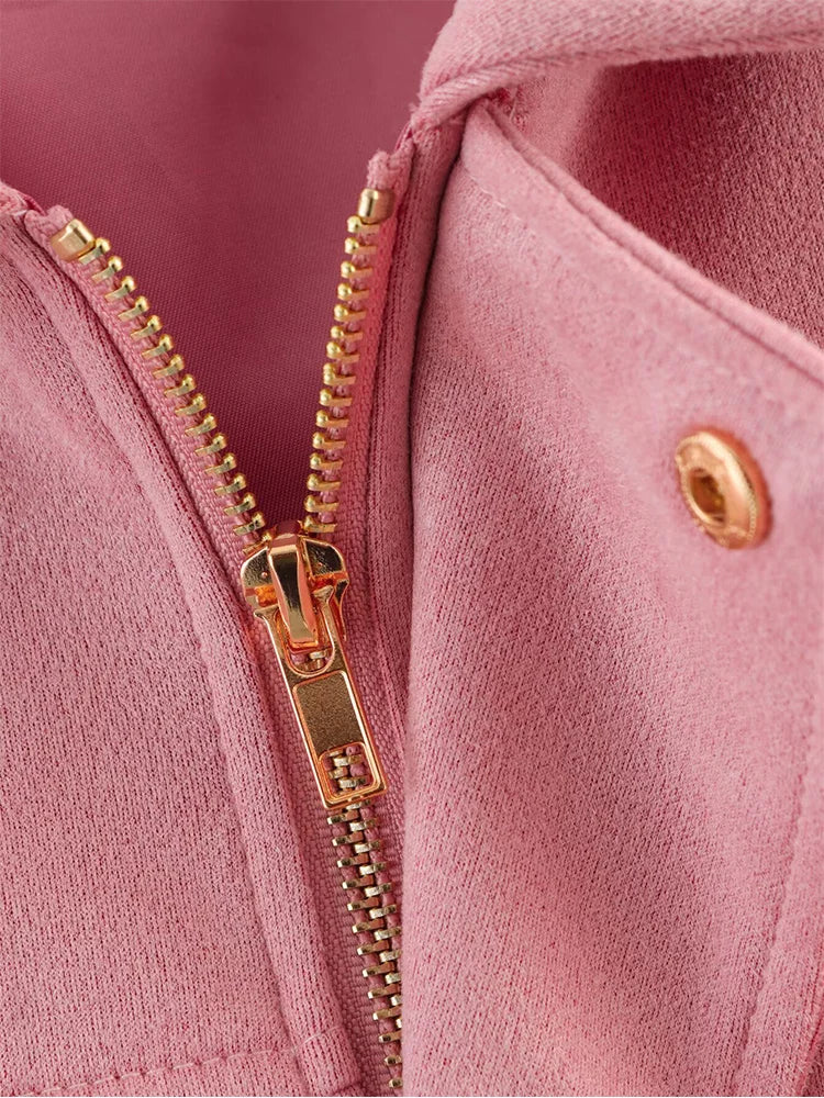 Women's Suede-Look Zip-Front Bomber Jacket