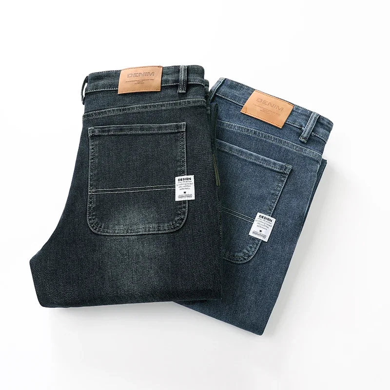 Men's Wide Leg Denim Jeans for Casual Everyday Wear