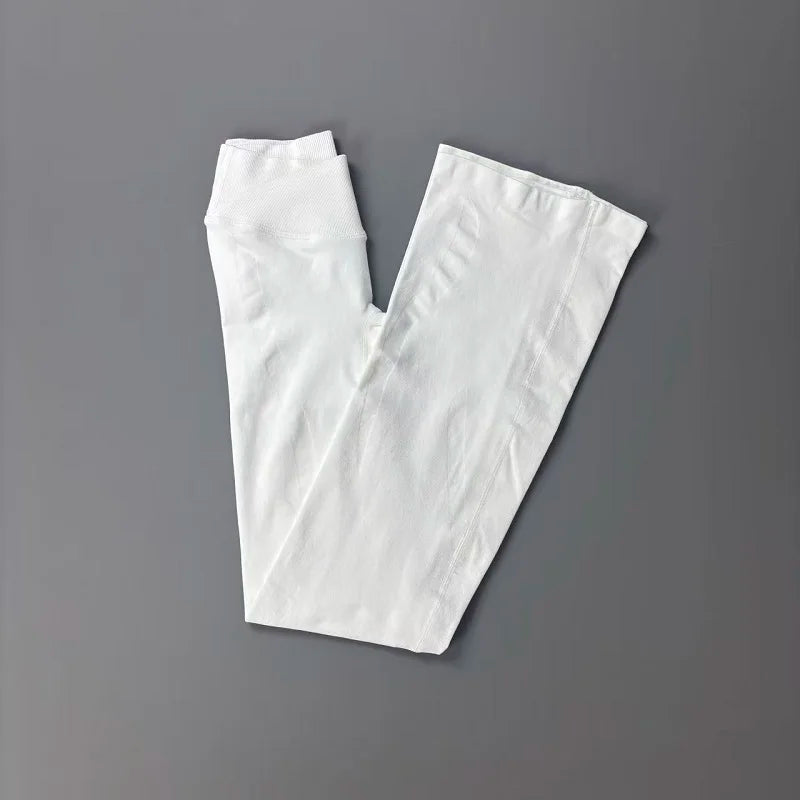 Women's Scrunch Flared Leggings For Workout Outfits And Layering
