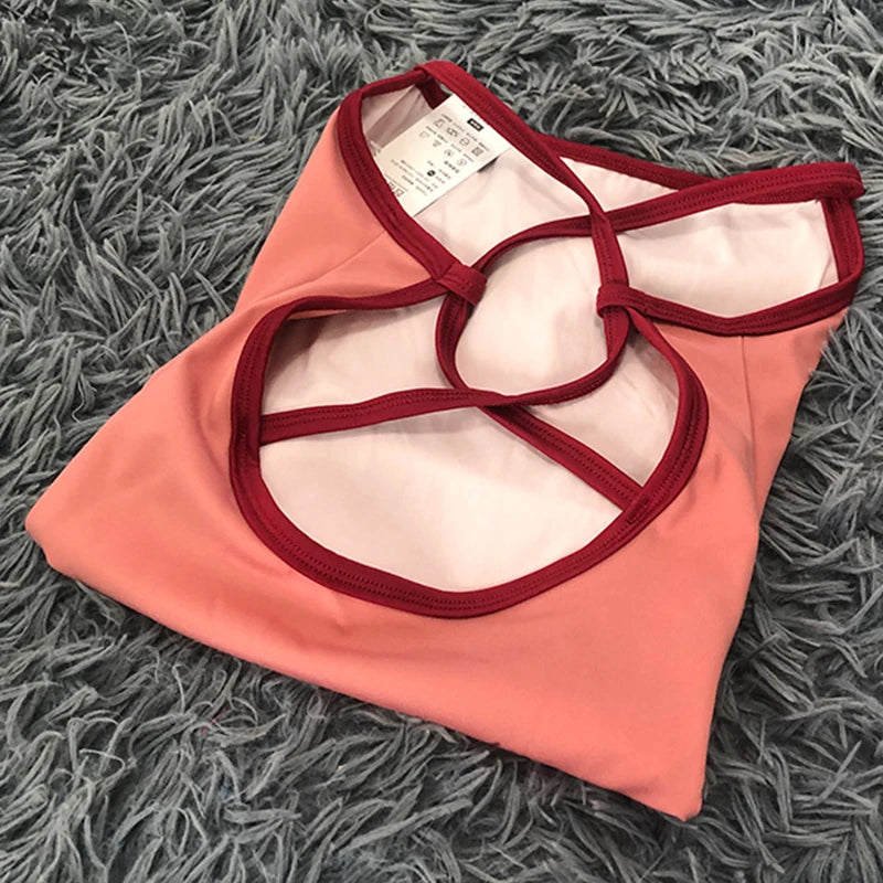 Cross Back Camisole Ballet Leotard with Contrast Straps and Mixed Sizes