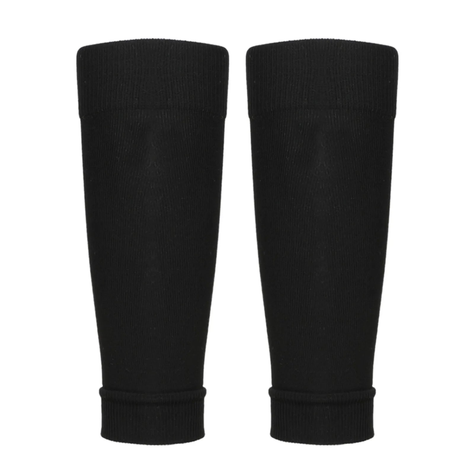 Solid Calf Sleeves with Open End Footless Shape