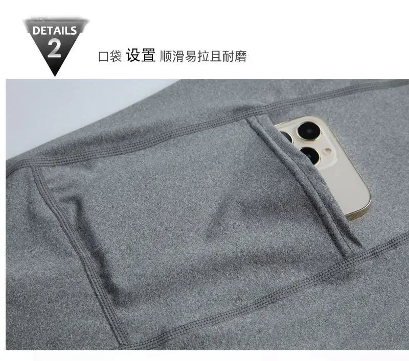 Men's Pocket Training Shorts for Gym and Running