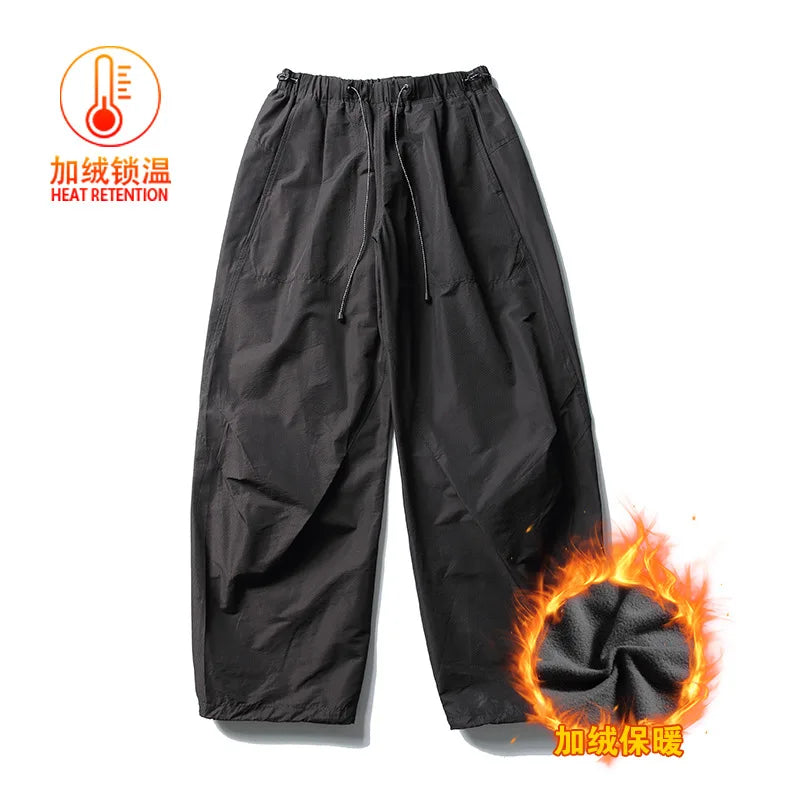 Men's Elastic Waist Loose Fit Casual Pants For Everyday Wear