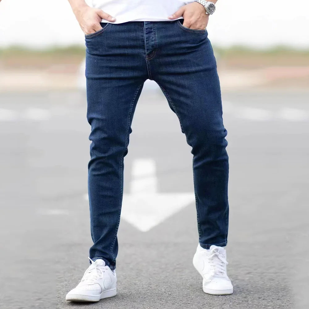 Men's Slim Fit Denim Jeans for Casual Everyday Wear