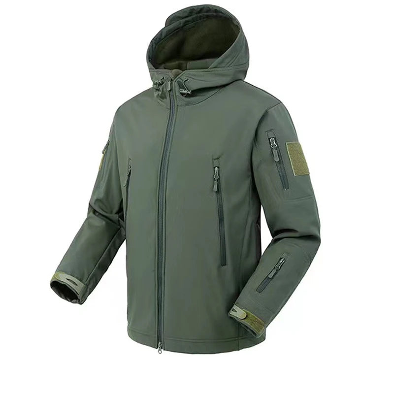 Men's Hooded Zip Front Jacket with Separate Trouser Options