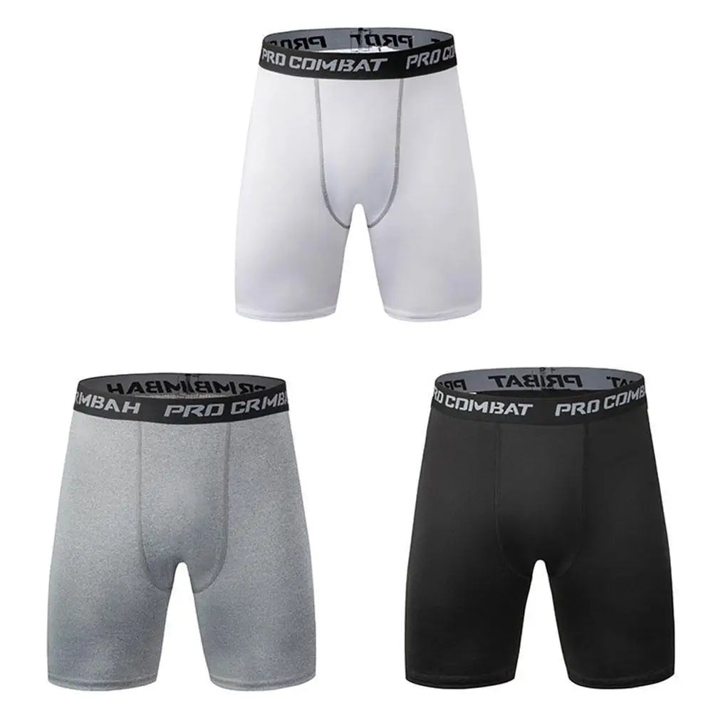 Men's Fitted Training Shorts for Gym and Running