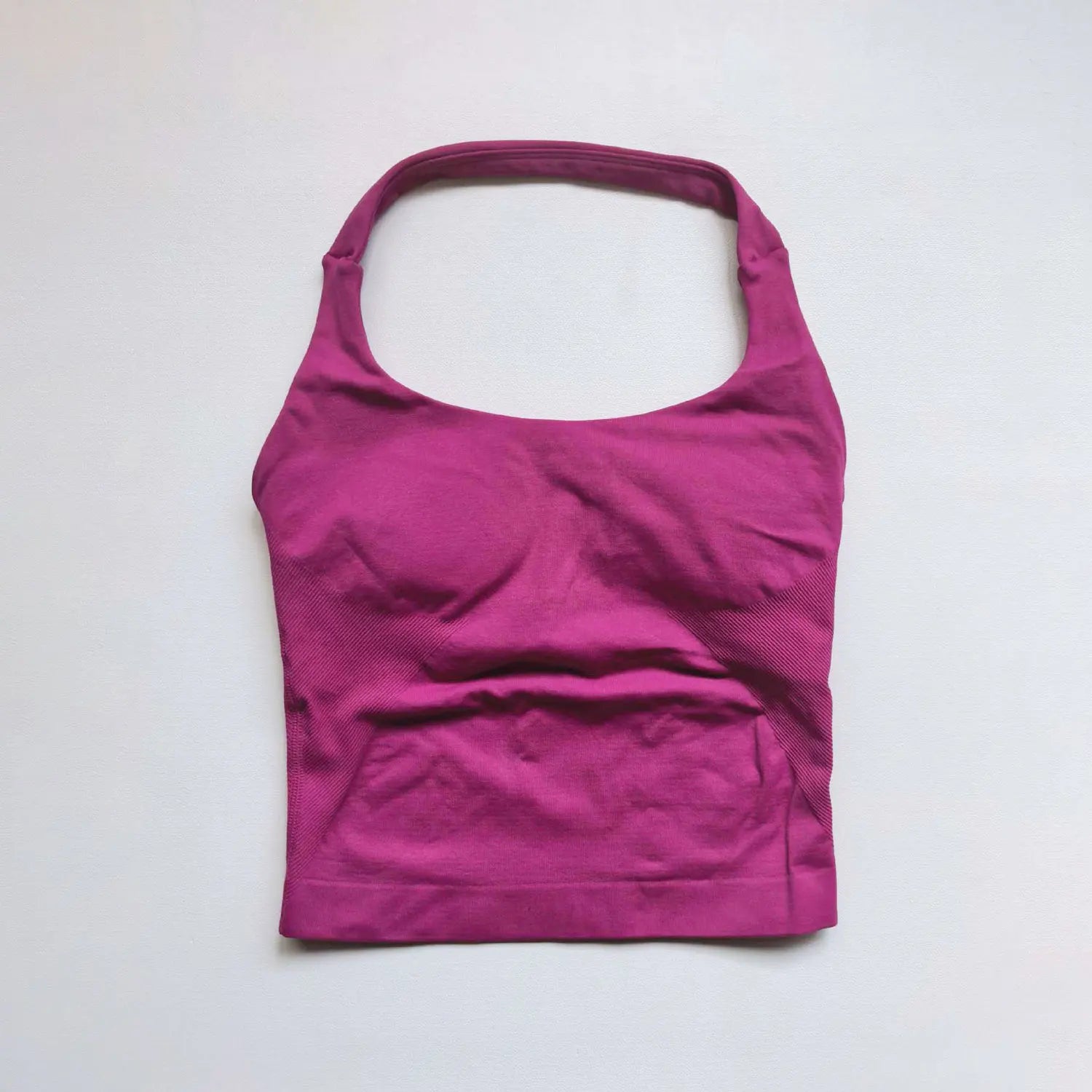 Women's Halter Neck Longline Fitted Tank Top For Workout Outfits