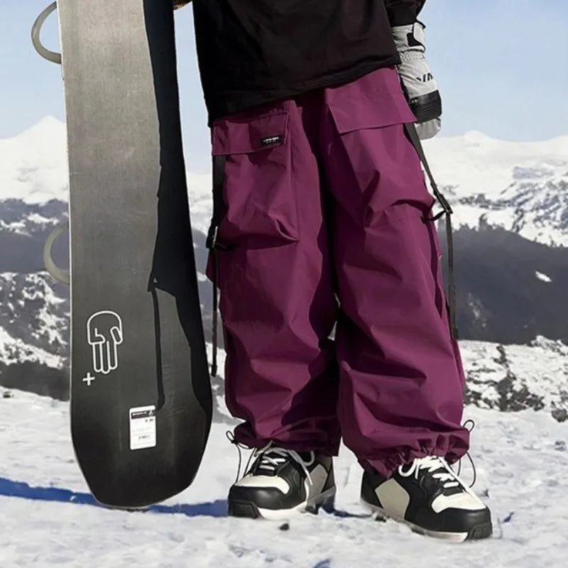 Full Length Loose Fit Ski and Snowboard Winter Pants