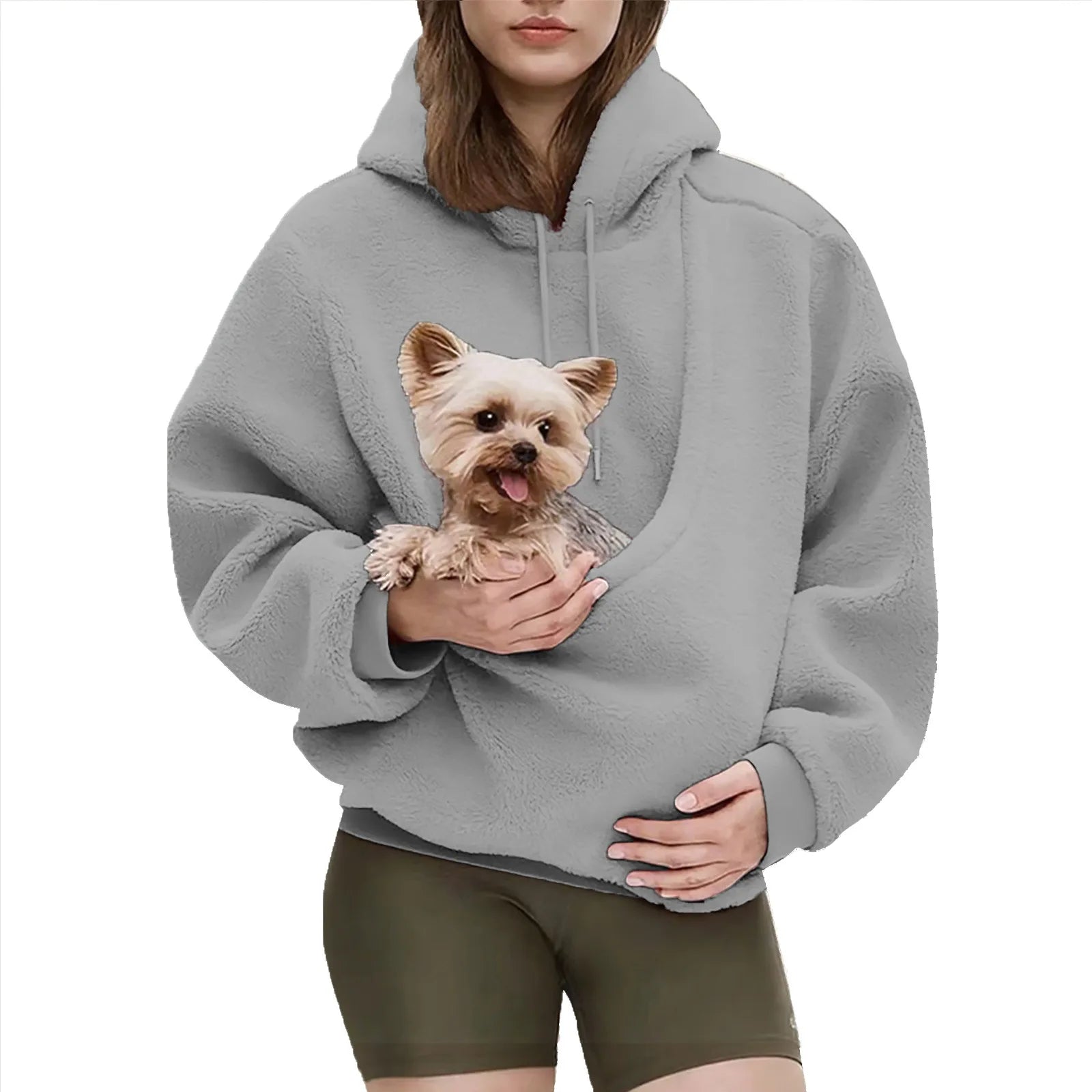 Long Sleeve Casual Hooded Sweatshirt with Relaxed Streetwear Styling