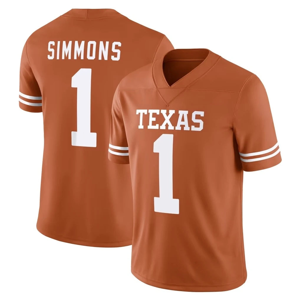 American Football Graphic Short Sleeve Sports Jersey with Number Print