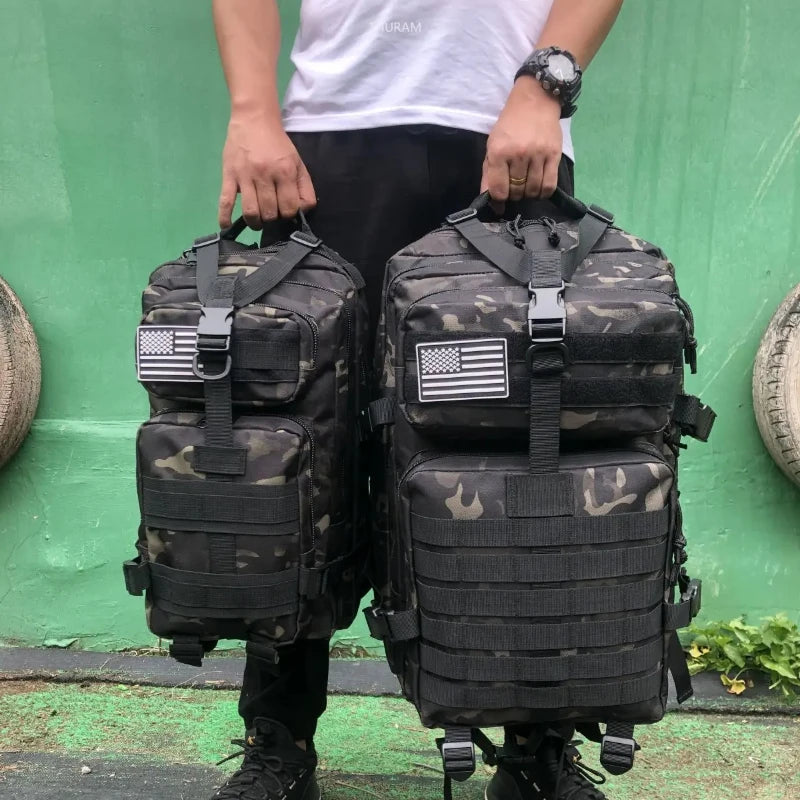 Outdoor Webbing Backpack with Original Pack Size Options