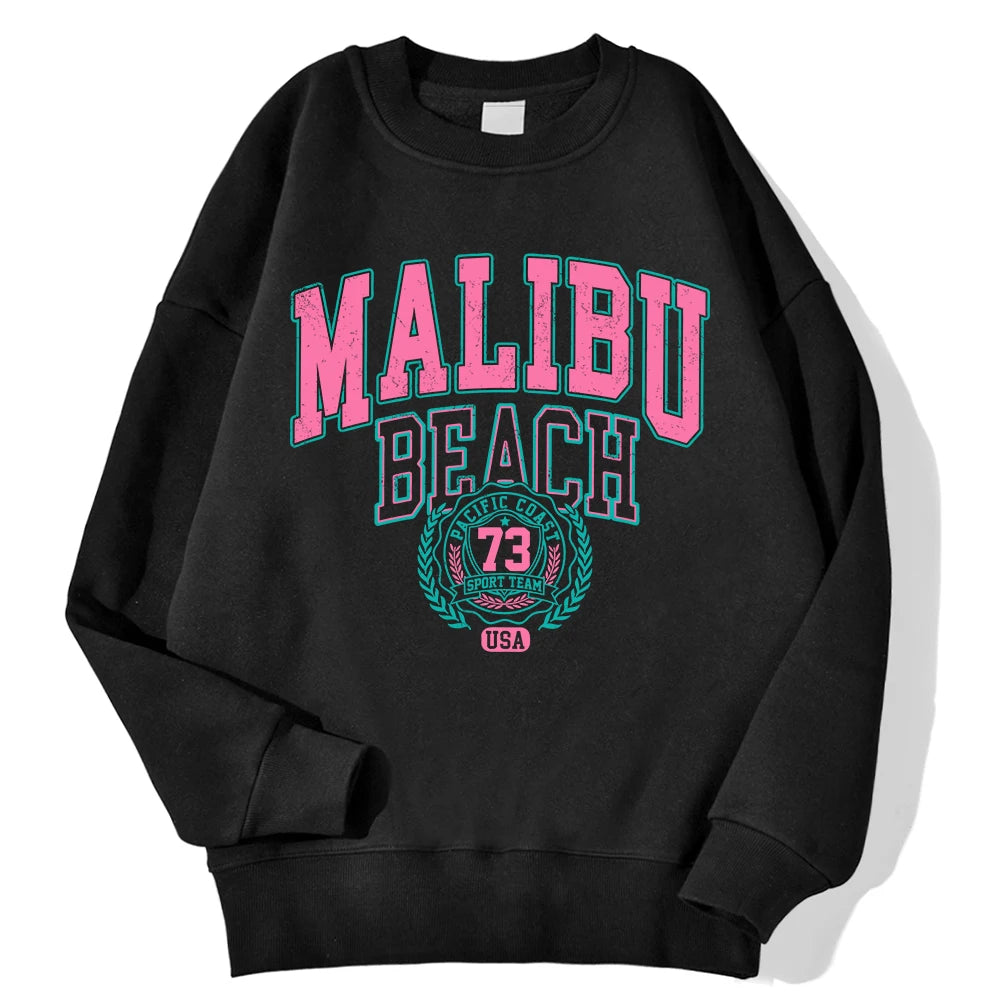 Letter Graphic Long Sleeve Pullover Casual Sweatshirt for Layering