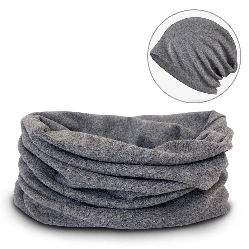 Solid Slouchy Knit Beanie with Soft Drape Shape