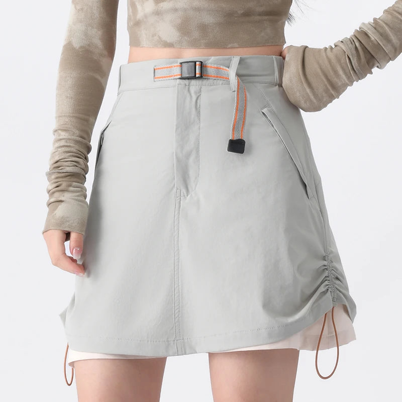 Women's Lightweight Stretch Skort with Cargo Detail
