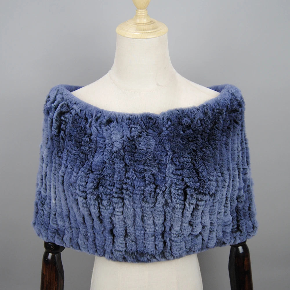 Textured Tubular Shoulder Wrap Cape for Layering over Outfits