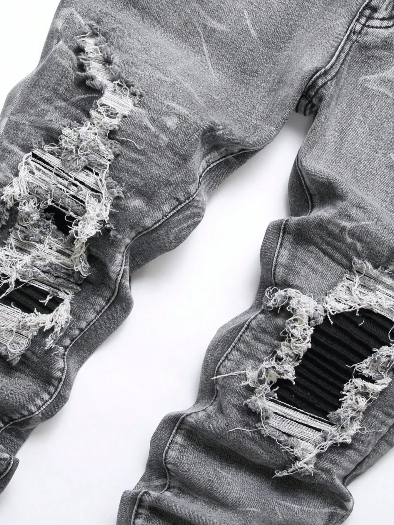 Men's Distressed Slim Fit Denim Jeans for Casual Everyday Wear