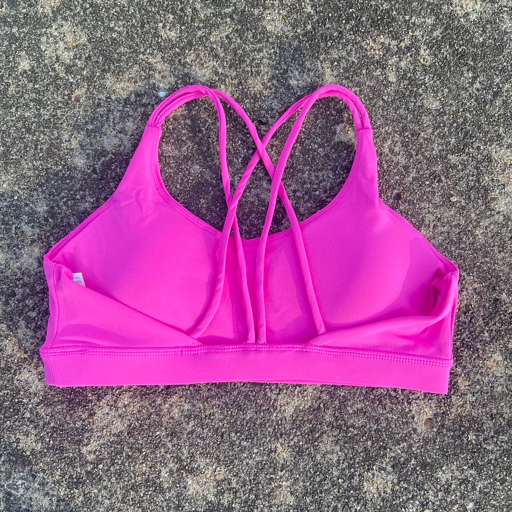 Women's Multi Strap Cross Back Sports Bra