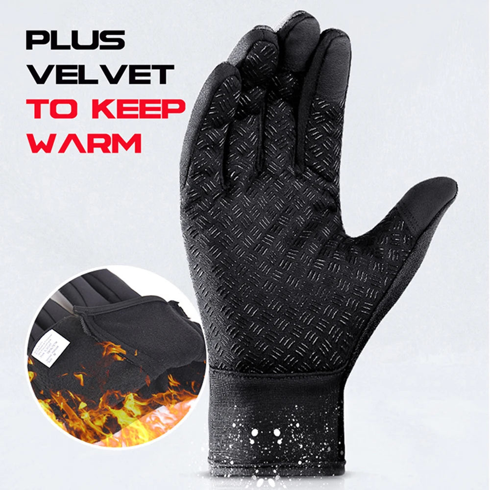 Full Finger Outdoor Gloves with Shaped Wrist Cuffs