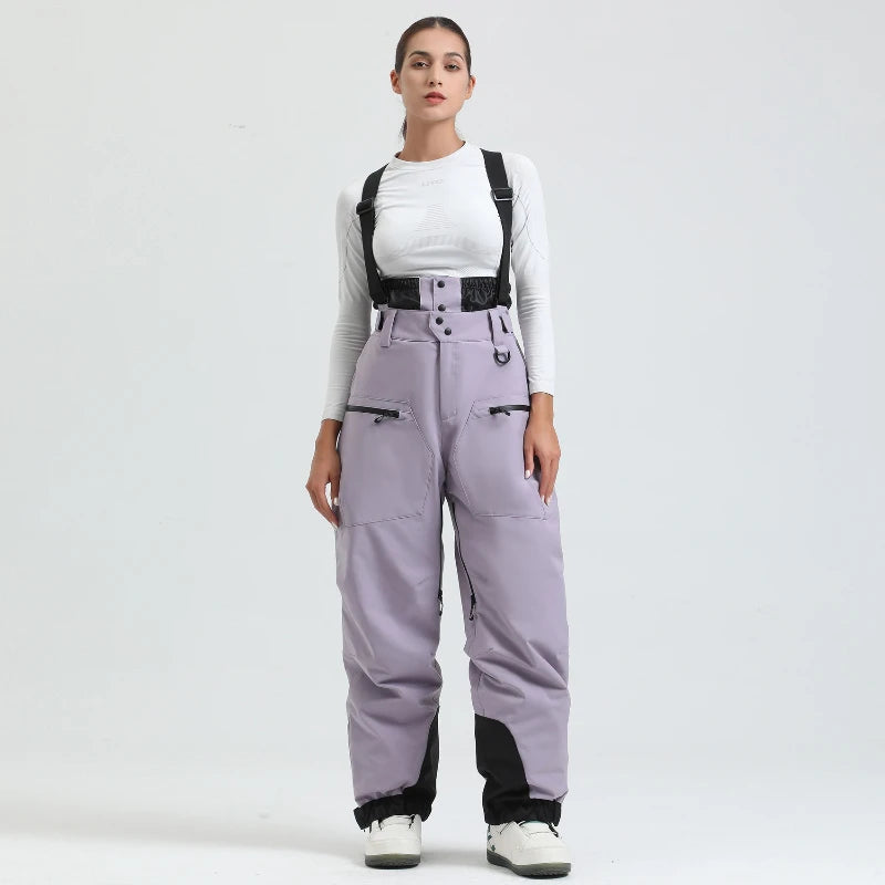 Full Length Suspender Ski and Snowboard Winter Bib Pants