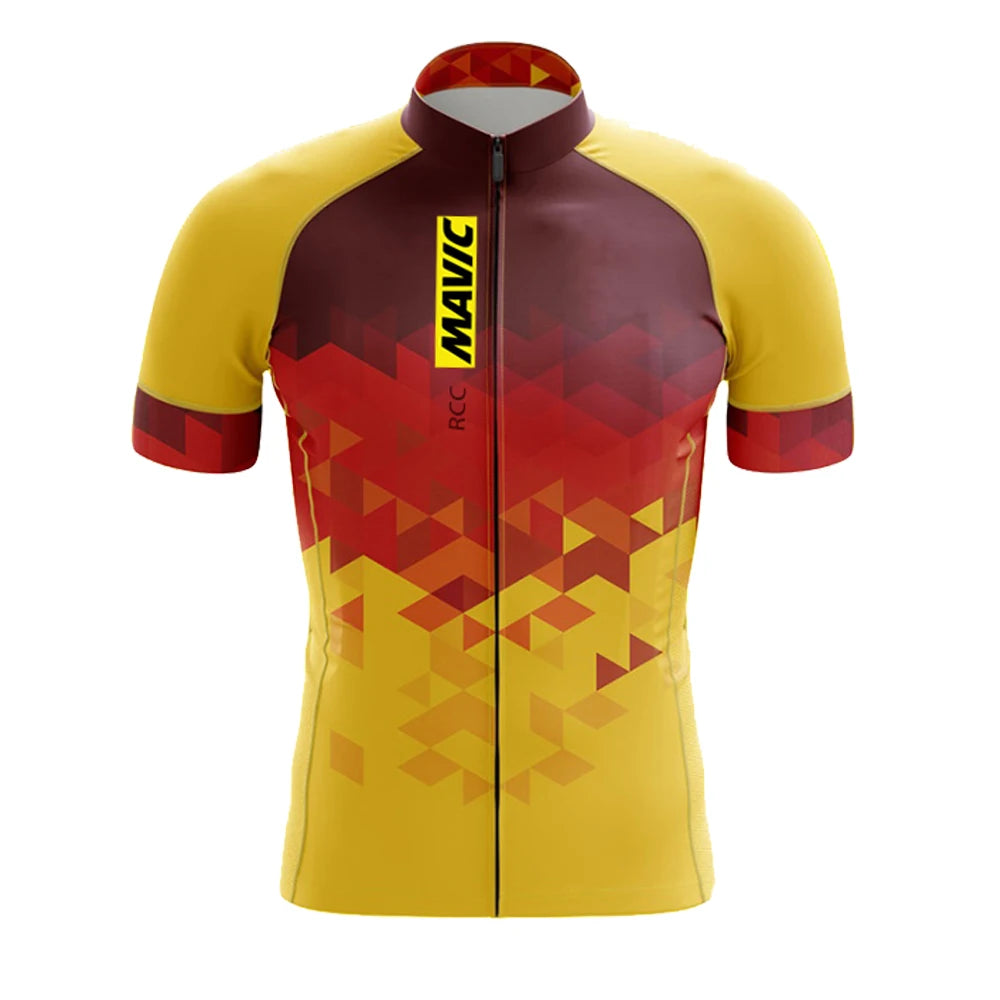 Men's Cycling Jerseys and Shorts with Separate Graphic Style Options
