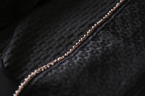 Jackets For Women Beaded Jacquard Short Coat Autumn Straight Things Female Overcoat 4XL