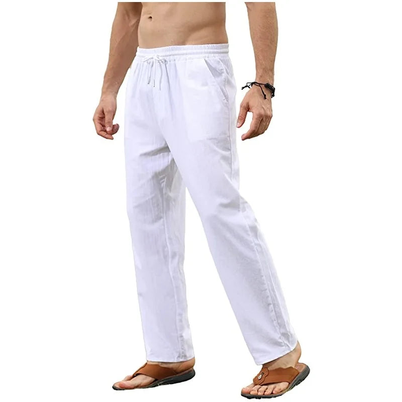 Men's Elastic Waist Casual Pants For Everyday Wear