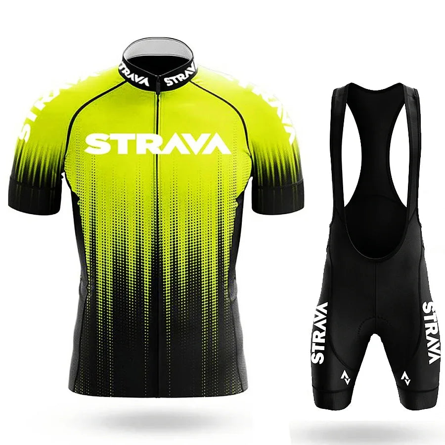 Men's Graphic Cycling Jersey and Shorts with Outfit Set Options