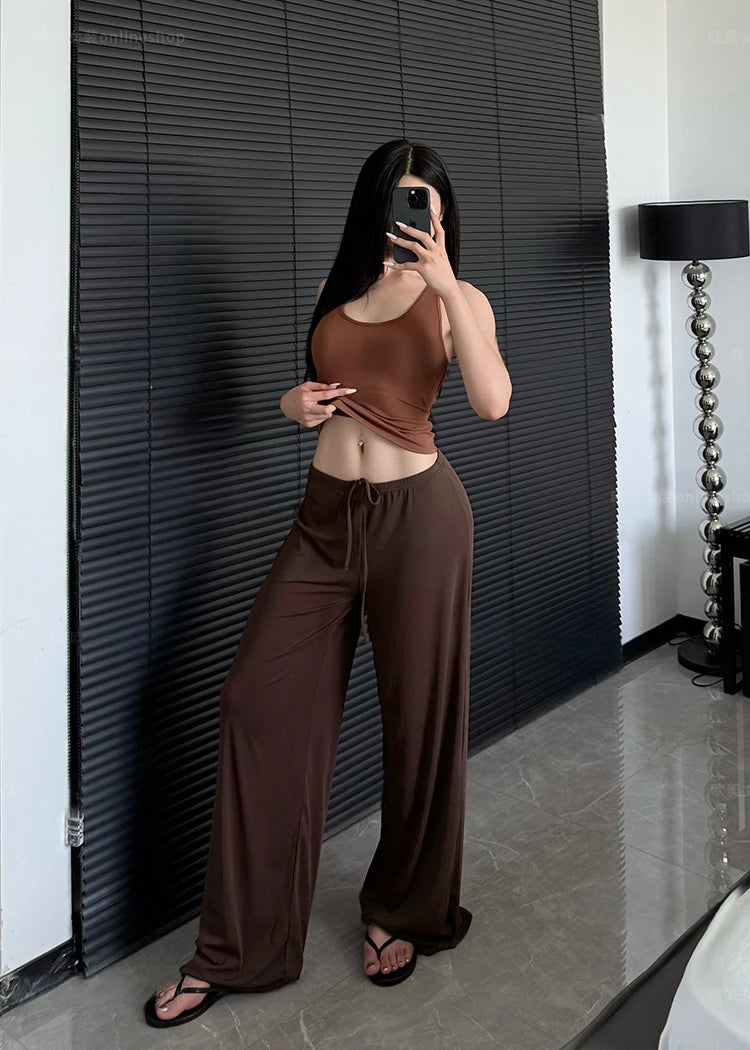 Women's Loose Wide Leg Yoga Pants For Workout Outfits