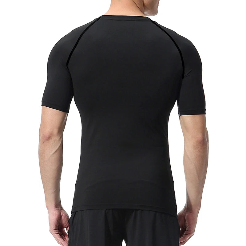 Spider Graphic Compression Short Sleeve T-shirt For Sports Outfits