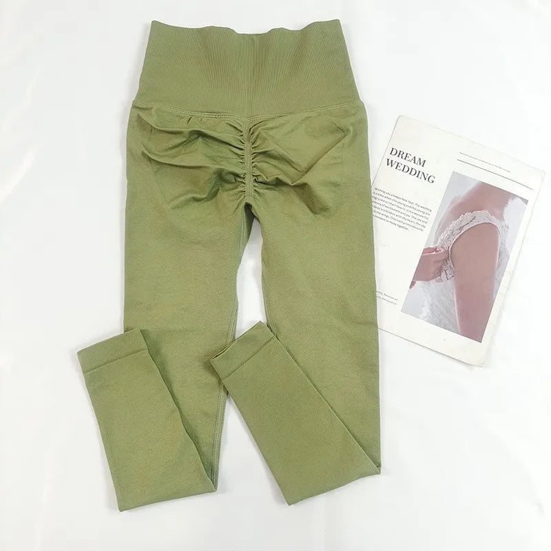 Women's Scrunch Full Length Leggings For Workout Outfits