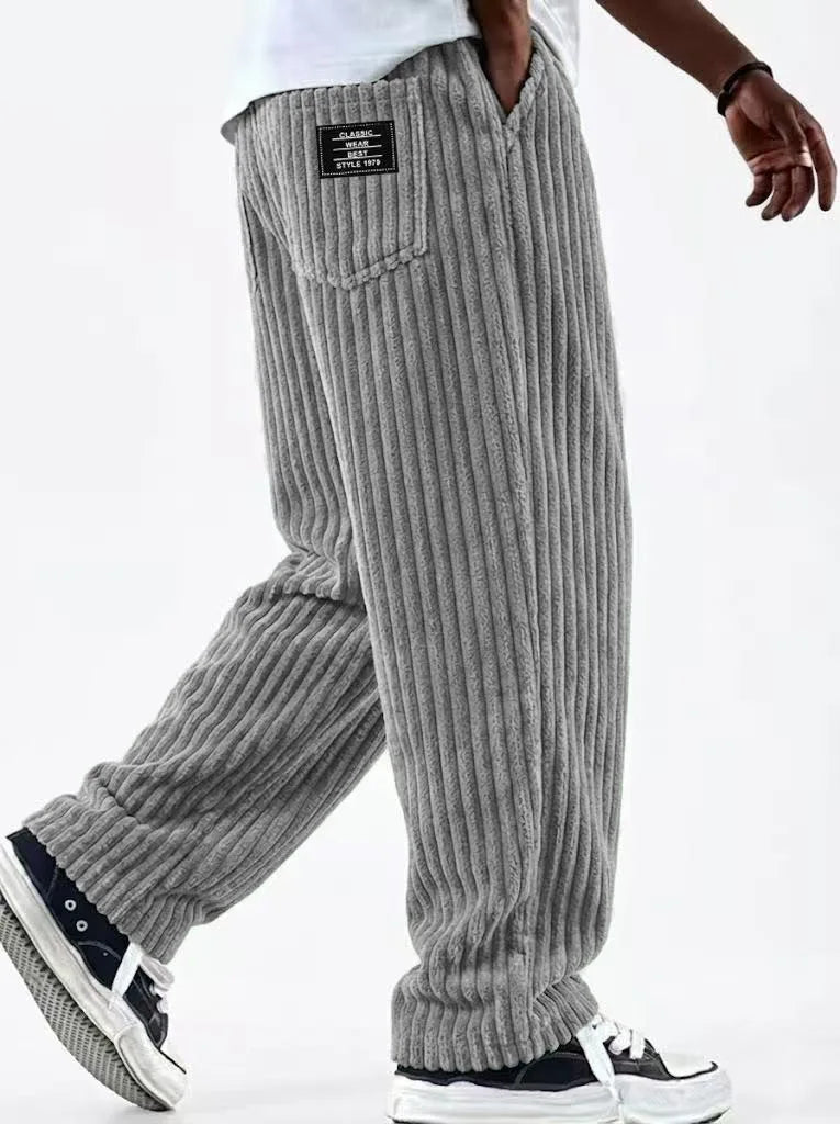 Men's Drawstring Waist Casual Pants For Everyday Wear