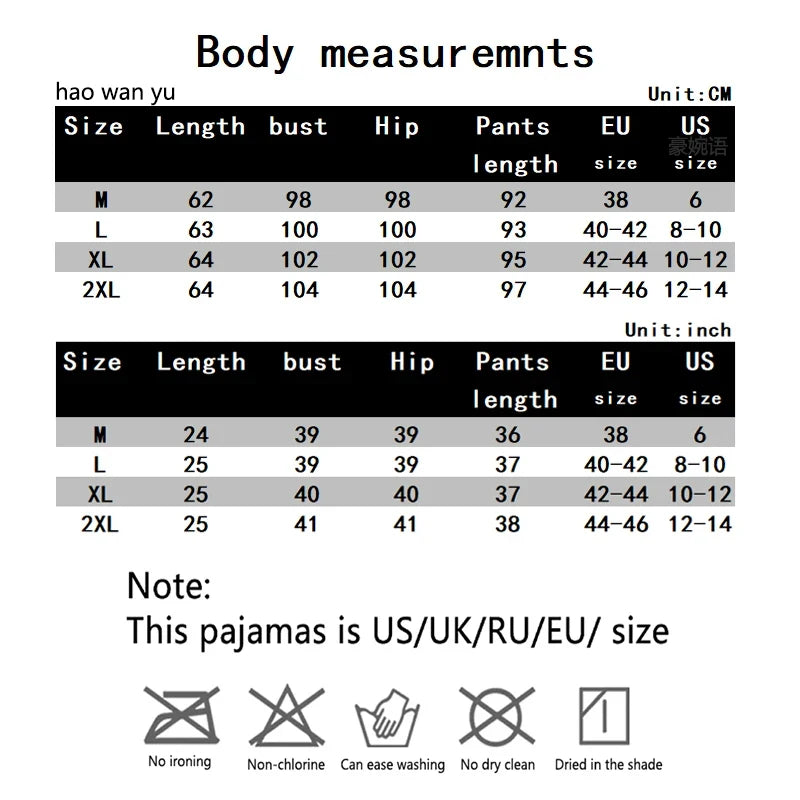 Women's Bear Print Long Sleeve Pajama Set with Top and Pants