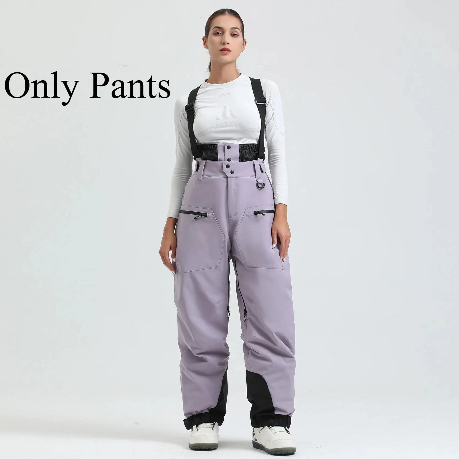 Full Length Suspender Ski and Snowboard Winter Bib Pants