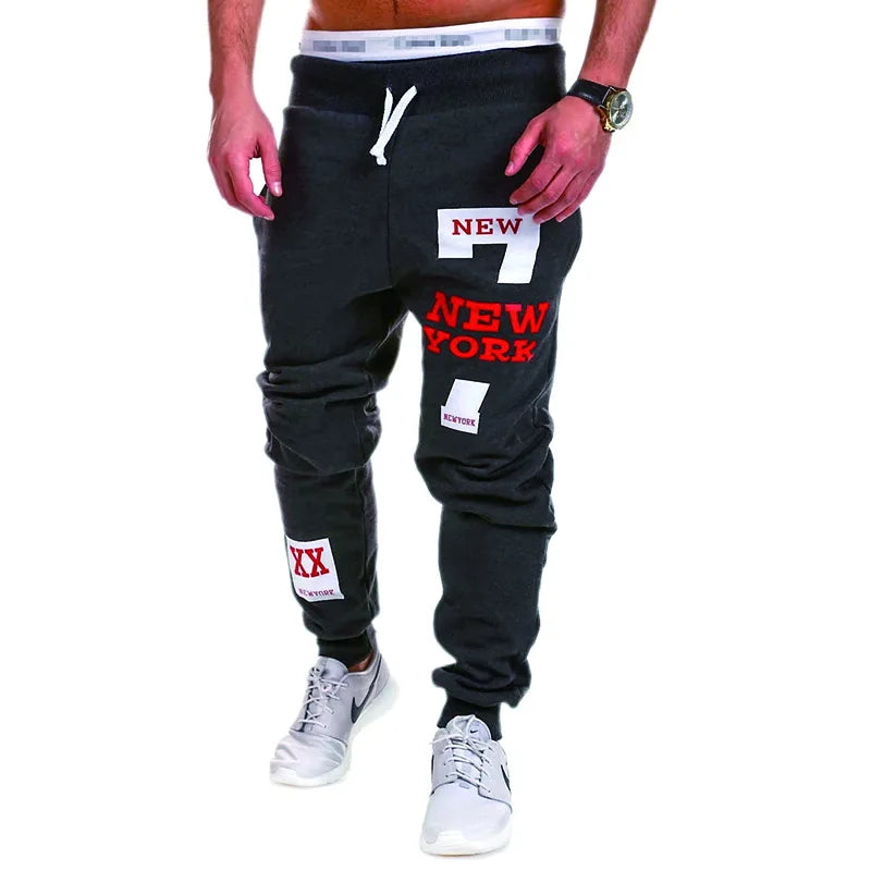 Full Length Loose Fit Casual Streetwear Drawstring Pants