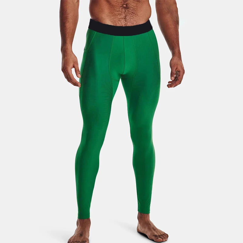 Men's Fitted Training Leggings for Gym and Running