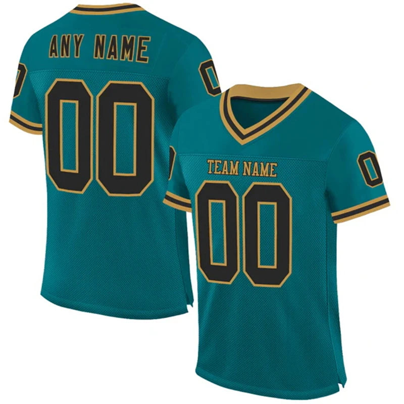 Number Print Football Short Sleeve Jersey For Sports Outfits