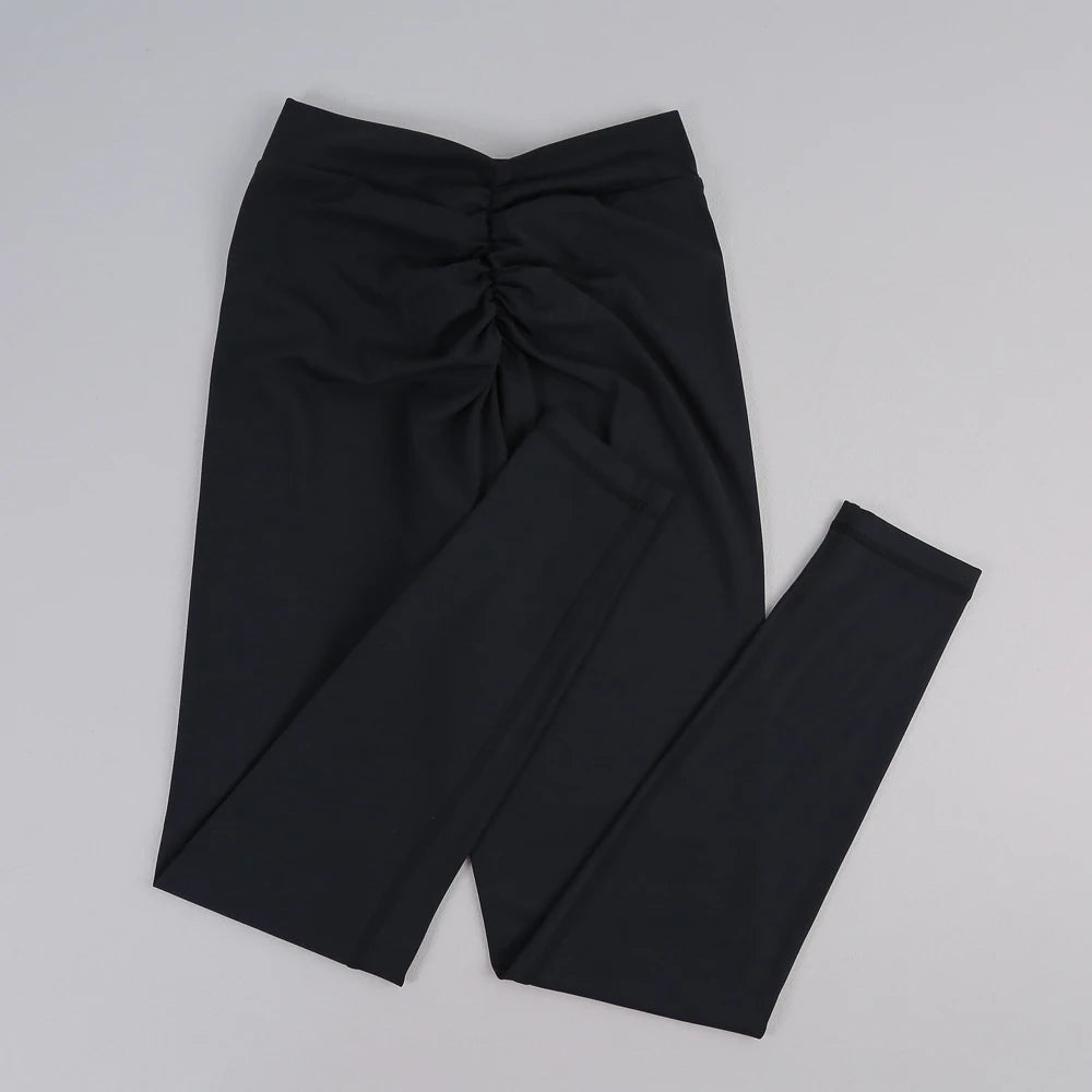 Women's V Back Full Length Leggings For Workout Outfits