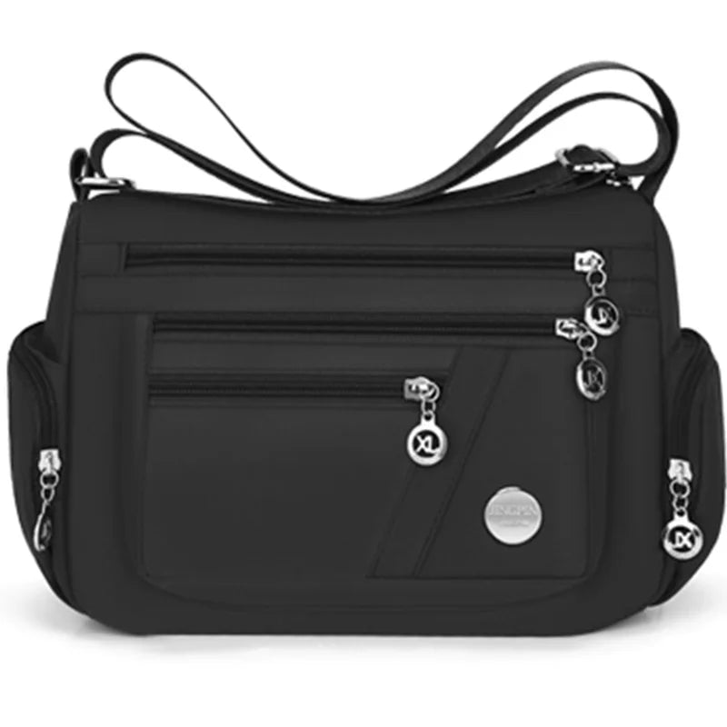 Multi Pocket Crossbody Bag with Adjustable Shoulder Strap