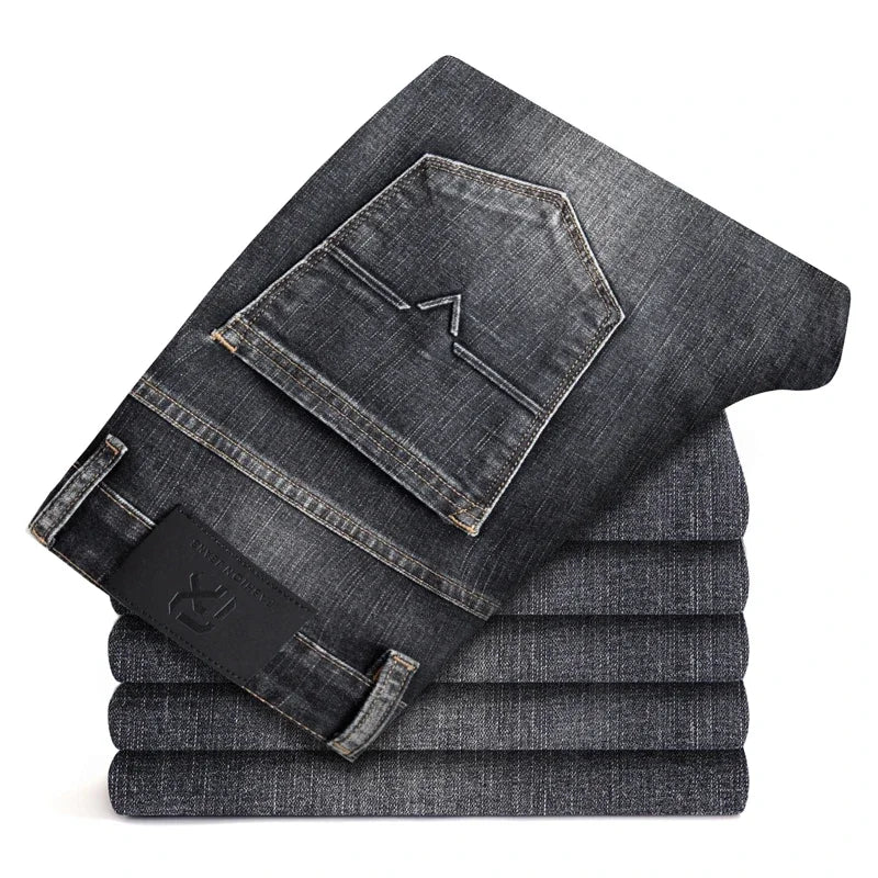 Men's Straight Leg Denim Jeans for Casual Everyday Wear