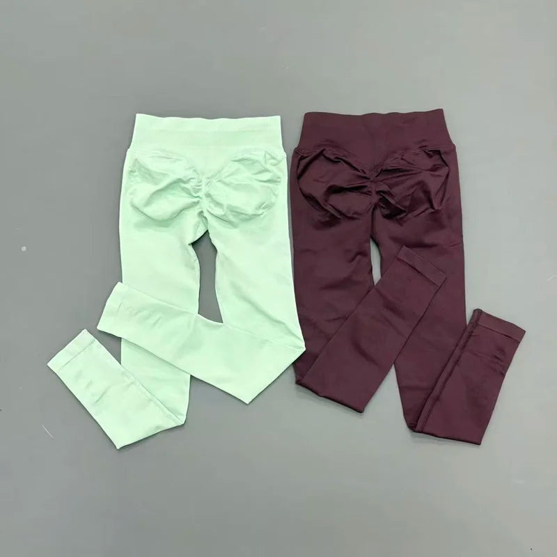 Women's Scrunch Full Length Leggings For Workout Outfits