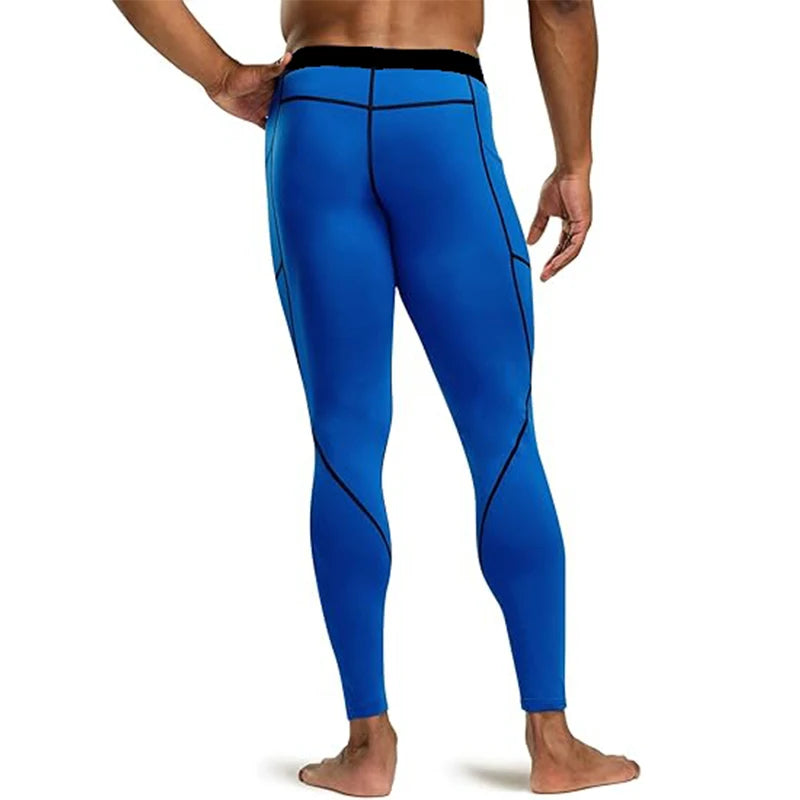 Men's Fitted Training Leggings for Gym and Running